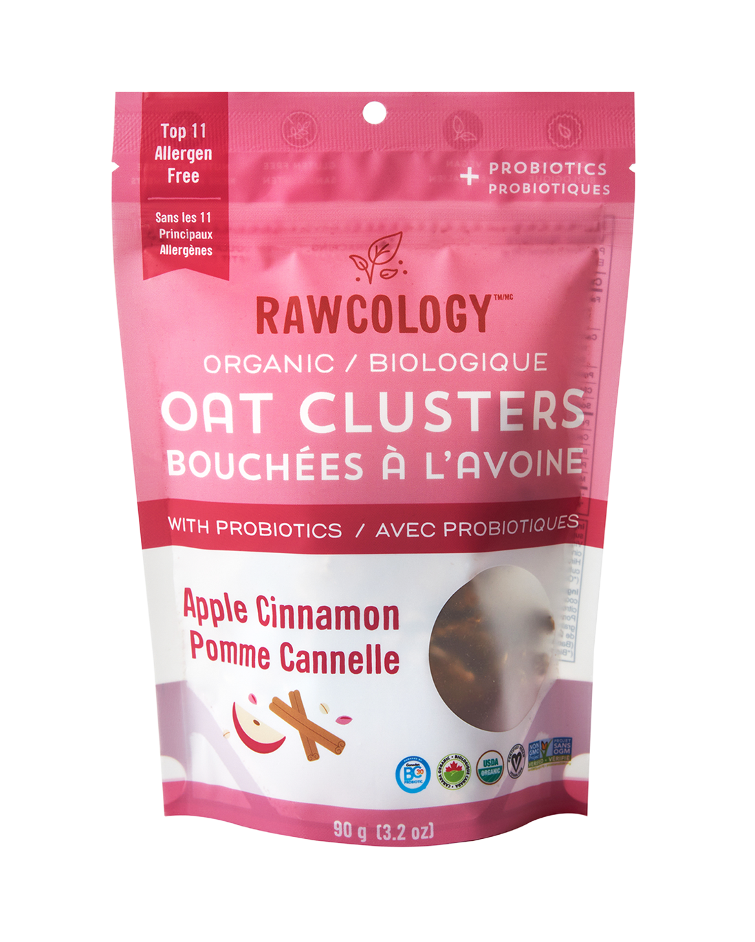 Apple Cinnamon Oat Clusters with Probiotics