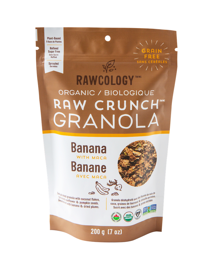 Banana with Maca Raw Crunch Granola